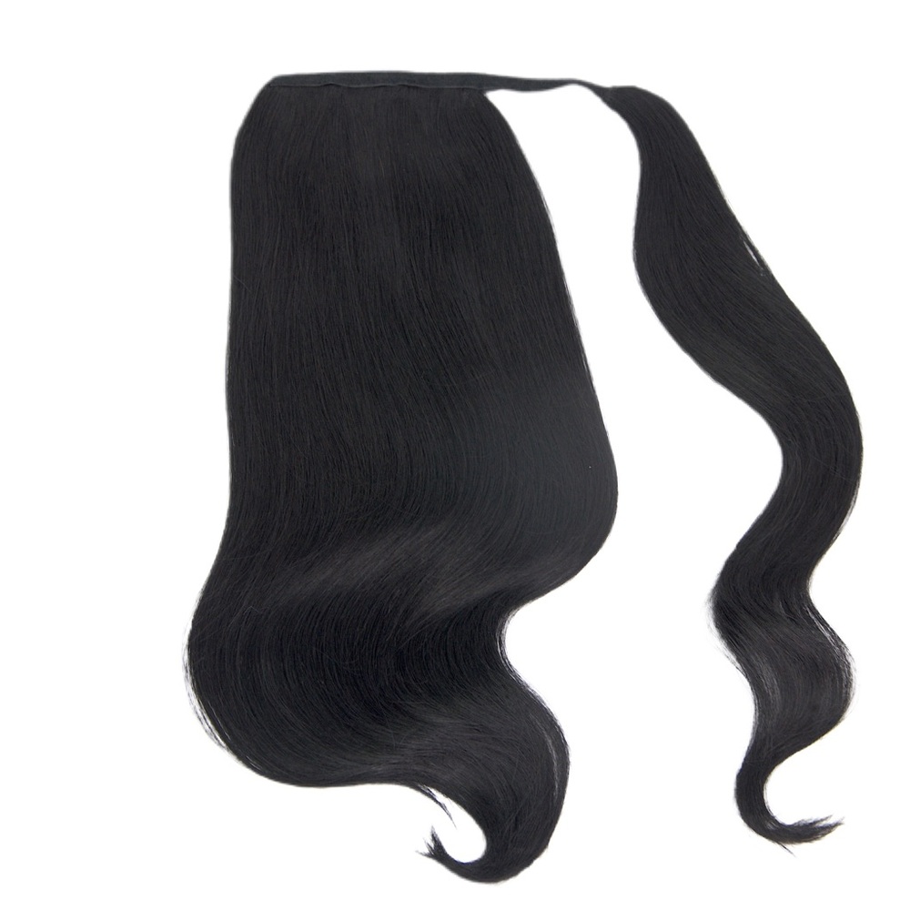 #1 JET BLACK PONYTAIL 💯 HUMAN HAIR